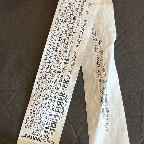 Zara Ruffle Short Sleeve Graphic Logo T Shirt Pastel Womens S Orange Peach Girly - Picture 5 of 7